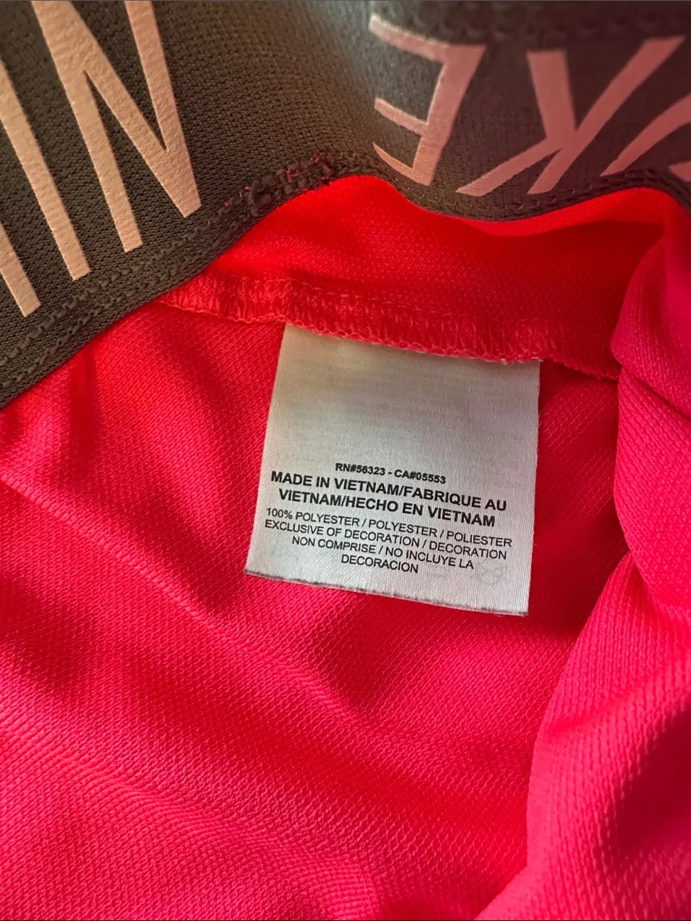 Nike Women's Neon Pink Athletic Shorts with Swoosh